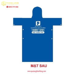 Áo mưa cánh dơi in Logo Petrolimex