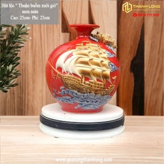 Bình hút Tài Lộc Đế Gỗ