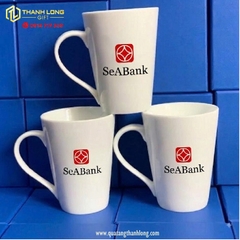 Ly sứ in logo SeaBank - in logo theo yêu cầu