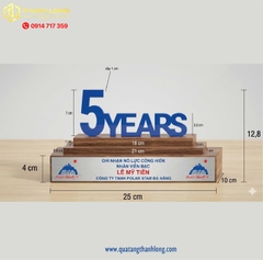 Kỷ niệm chương 5 năm đế gỗ