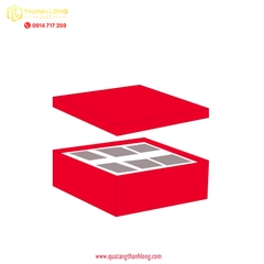 Bộ 6 ly thủy tinh Vietcombank - in ấn thiết kế theo yêu cầu