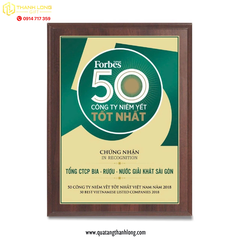 Bảng Vinh Danh Gỗ Cao Cấp