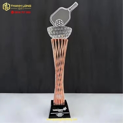 Cúp Thể Thao Pickleball Kim Loại Vàng Bạc Đồng Cao Cấp