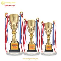 Cúp bóng đá kim loại - in logo theo yêu cầu