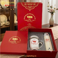 Bộ quà tặng gifset ly sứ và bình nhiệt