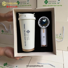 Bộ giftset ly giữ nhiệt và quạt
