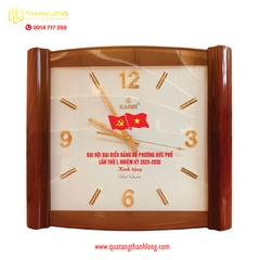 Đồng hồ in logo đại hội Đảng Bộ