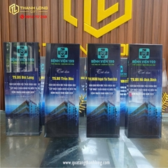 Cúp vinh danh Thủy tinh, Pha lê - Bệnh viện 199 Đà Nẵng