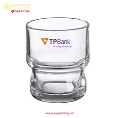 Bộ 6 ly thủy tinhTP Bank - in ấn thiết kế theo yêu cầu