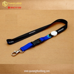 Dây đeo thẻ nhân viên cao cấp in theo yêu cầu