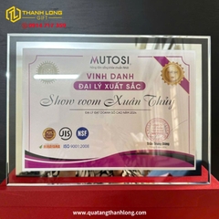 Bảng Vinh Danh Thủy Tinh