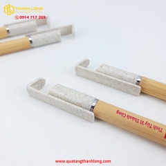 Bút Bi Vỏ Tre BP7001 In Logo Theo Yêu Cầu