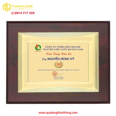 Bảng Vinh Danh Vàng Cao Cấp