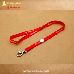 Dây đeo thẻ tên nhân viên in ấn theo yêu cầu