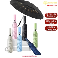 Dù 10 nan tự động hai chiều in logo theo yêu cầu