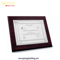 Bảng Vinh Danh Kim Loại Màu Bạc Cao Cấp