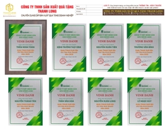 CÚP VINH DANH VÀ BẢNG VINH DANH XU HƯỚNG 2025 - ĐẦU 2026