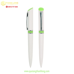 Bút bi in logo B15 thân xi bạc Mực đen
