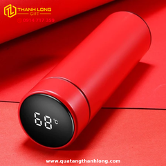 Bình giữ nhiệt in logo dung tích 500ml hiển thị nhiệt độ