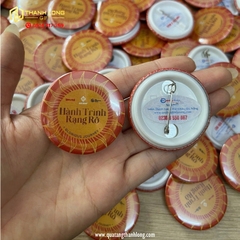 Huy Hiệu Nhựa đường kính 5.8cm