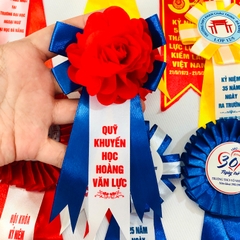 Hoa Vải Cài Áo Cao Cấp - In Theo Yêu Cầu