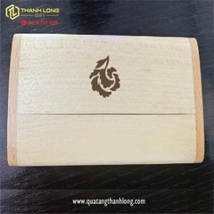 Hộp card visit Gỗ in - khắc logo theo yêu cầu