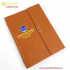 Sổ Bìa Da In Theo Yêu Cầu - Quà Tặng Đại Hội
