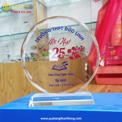 Kỷ Niệm Chương Pha Lê Cao Cấp 12cm