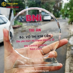 Kỷ Niệm Chương Pha Lê Cao Cấp 12cm