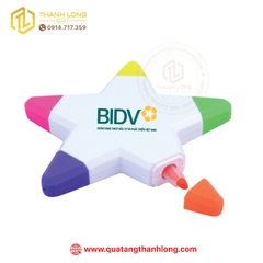 Bút dạ quang hình ngôi sao in logo