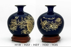 Bình gốm sứ in logo Đại Hội