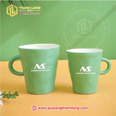 Ly sứ màu in logo
