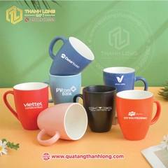 Ly sứ màu in logo