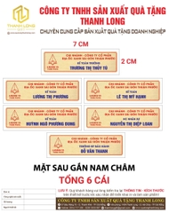 Bảng Tên Nhân Viên - Mảnh Ghép Tinh Tế Cho Không Gian Làm Việc
