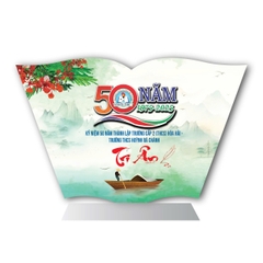 Kỷ Niệm Chương Thủy Tinh Hình Quyển Vở