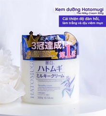 HATOMUGI - Kem dưỡng hũ tròn to (300g)(thùng 30)