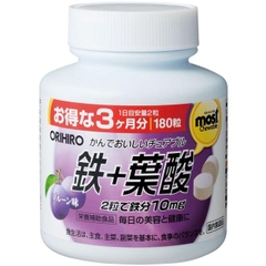 ORIHIRO - Viên nhai bổ mắt việt quất 180v