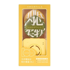 AMORTALS - Set 2 mút phấn + hộp (vàng)