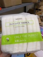 MINISO - Bông tẩy trang xanh (thùng 120)