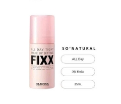 FIXX - Xịt khoá nền hồng nhạt 35ml (nhỏ)