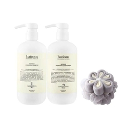BATIOUS - set qà gội - xả 500ml (trắng)