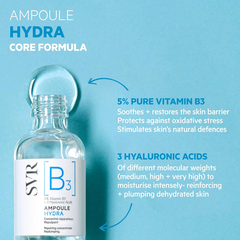 SVR B3 AMPOULE HYDRA/ TINH CHẤT PHỤC HỒI- DƯỠNG ẨM- SÁNG DA