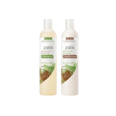 ZATIK SOFTENING & HYDRATING SHAMPOO & CONDITIONER/ BỘ GỘI XẢ GIÚP TÓC SUÔN MƯỢT- BỒNG BỀNH (THUẦN CHAY)