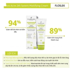 FLOSLEK kem dưỡng kiềm dầu  50ml