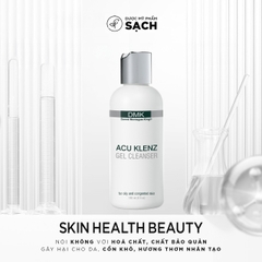 DMK ACU KLENZ GEL CLEANSER / SỮA RỬA MẶT DÀNH CHO DA DẦU – MỤN VIÊM