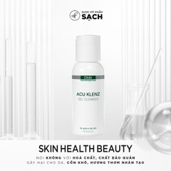 DMK ACU KLENZ GEL CLEANSER / SỮA RỬA MẶT DÀNH CHO DA DẦU – MỤN VIÊM