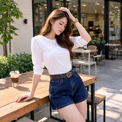 SHORT TRƠN COTTON ĐẬM 0058