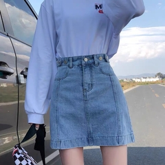 Quần Váy X.Nhạt Trơn Khoen 4395