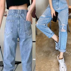 BAGGY 4153 RÁCH LƯNG CHUN 3002