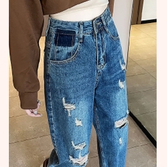 BAGGY ĐẬM RÁCH 3006